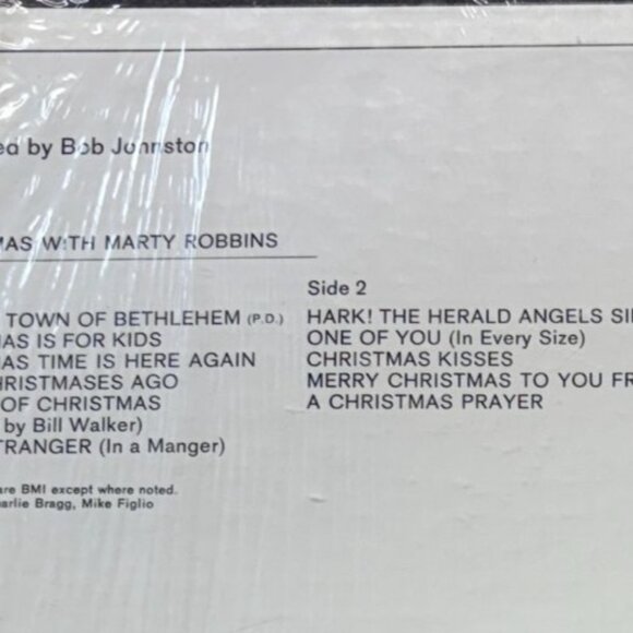 Christmas With Marty Robbins Country Vinyl LP Columbia CS 9535 In Shrink - Picture 6 of 6